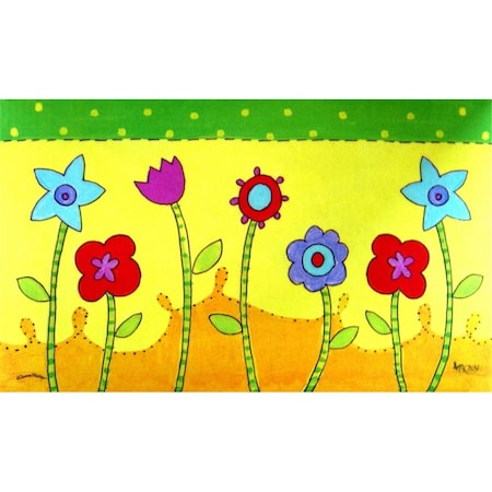 H2H Flower Patch Door Mat H23323573